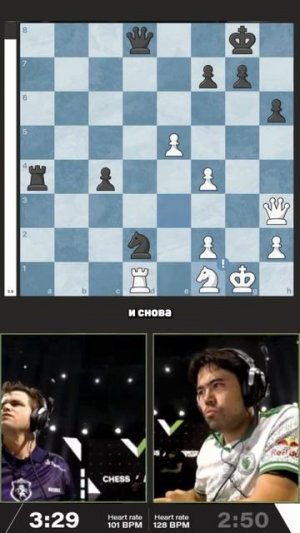 Магнус ЗЕВАЕТ КОНЯ #шахматы #chess