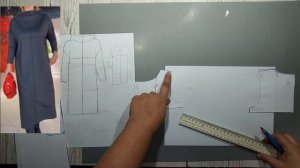 Моделирование. Платье свободного силуэта на любую фигуру. Выкройка № 719.