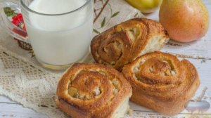 Груша, корица и нежность - секрет идеальной булочки к чаю. БУЛОЧКИ С ГРУШЕЙ И КОРИЦЕЙ