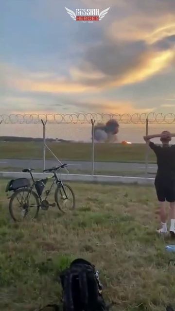 Крушение Ф-16 в Польше.