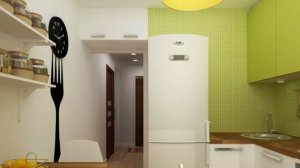 Холодильник на 4 кв.м! 58 гениальных идей для маленькой кухни