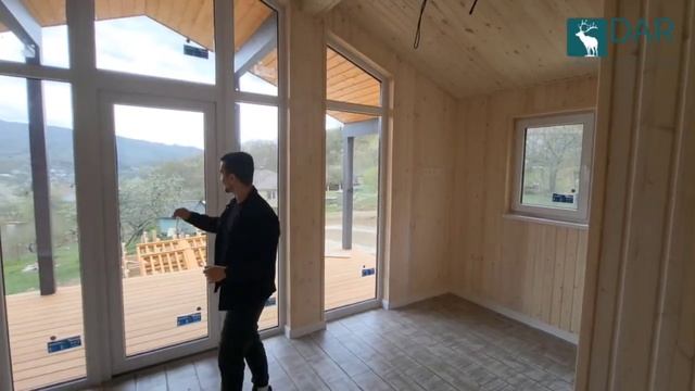 Барнхаус 75 м2. ДОМ для жизни и под аренду. Как все устроено. Обзор наших домов смотреть онлайн