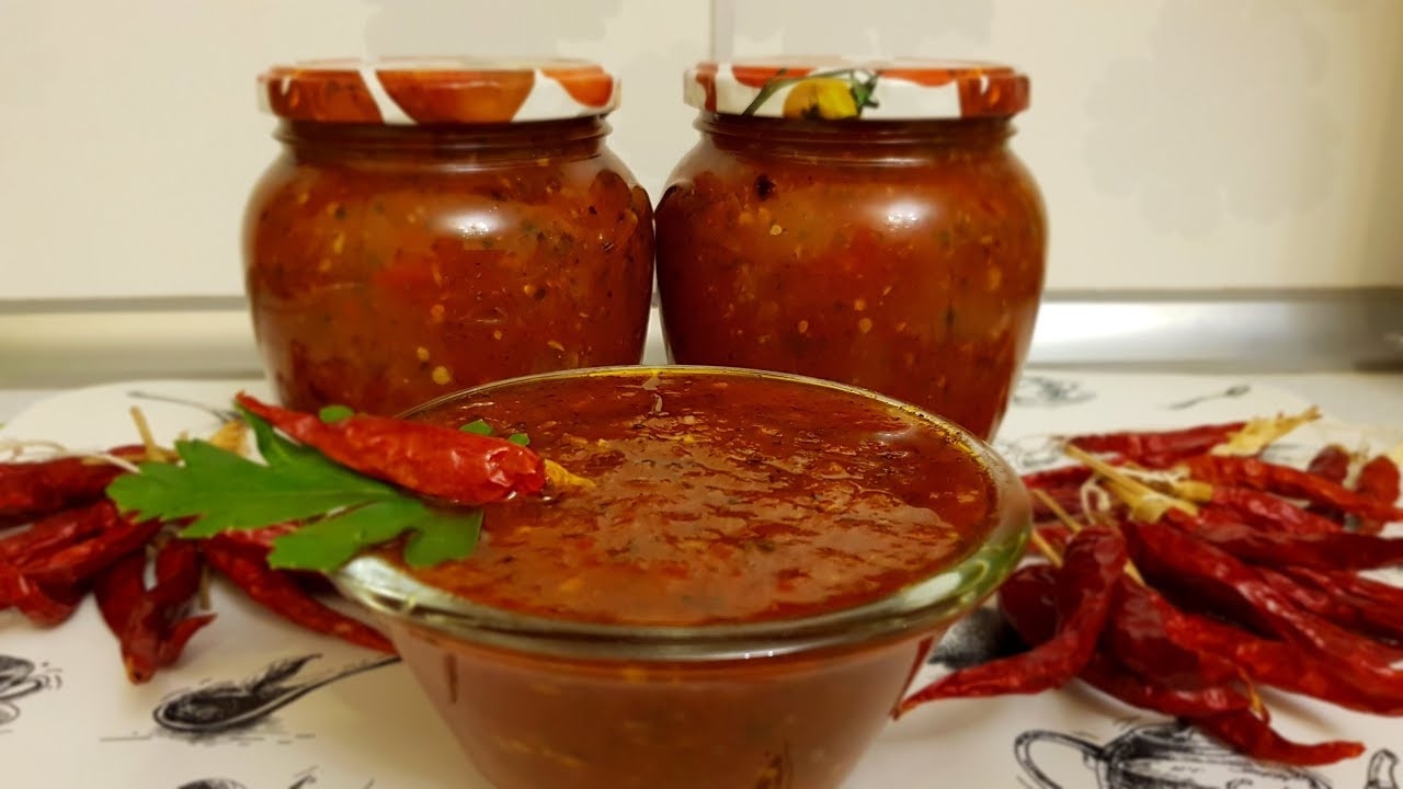 Готовлю каждый год более 20 лет! Рецепт просто "Находка" Аджика без уксуса по-кавказски! смотреть онлайн