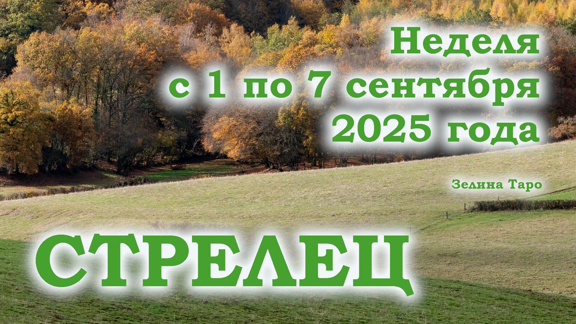 СТРЕЛЕЦ| Таро прогноз на неделю 1–7 сентября 2025 | События недели и совет карт Таро