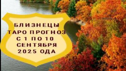 БЛИЗНЕЦЫ ТАРО ПРОГНОЗ С 1 ПО 10 СЕНТЯБРЯ 2025 ГОДА смотреть онлайн