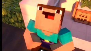 Нубик анимация маинкрафт