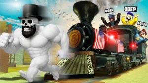 ТОПОВЫЙ ПОЕЗД ПРЕЗИДЕНТА! ПОЕЗДКА НА ПОЕЗДЕ В АПОКАЛИПСИС! МЕРТВЫЕ РЕЛЬСЫ В ROBLOX