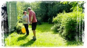 Бревенчатая изба в деревне Курзино. Начальный осмотр