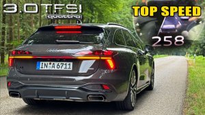 НОВАЯ! 2025 Audi A6 C9 3.0 V6 TFSI | 0-100 100-200 КМ/Ч и МАКСИМАЛЬНАЯ СКОРОСТЬ  AutoTopN