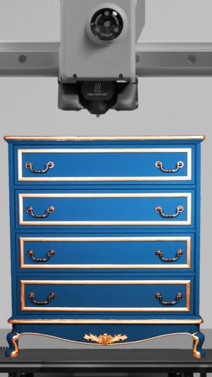 Реставрация комода с помощью 3д принтера