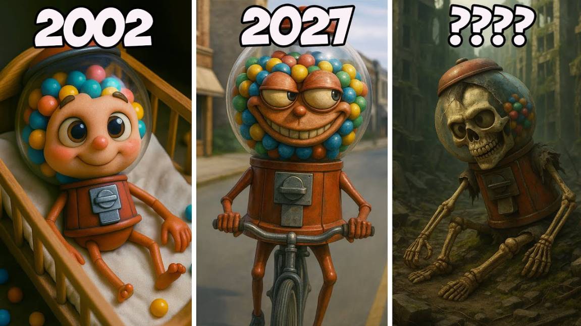 Evolution of Chicleteira Bicicleteira - Italian Brainrot смотреть онлайн