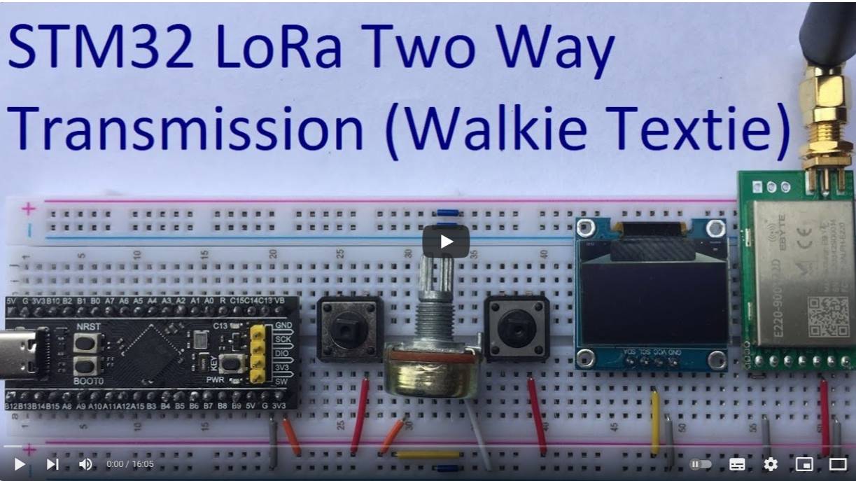 56. Ebyte LORA with STM32 to send-receive text смотреть онлайн
