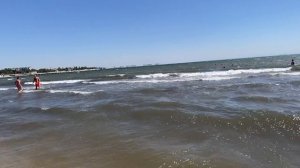 Евпатория - лёгкий бриз (прогулка по пляжу санатория «Золотой берег»)