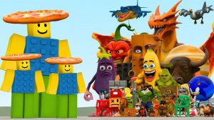 100 Мемов Roblox Noobini Pizzanini Army Brainrot Против Всех Итальянских Brainrot