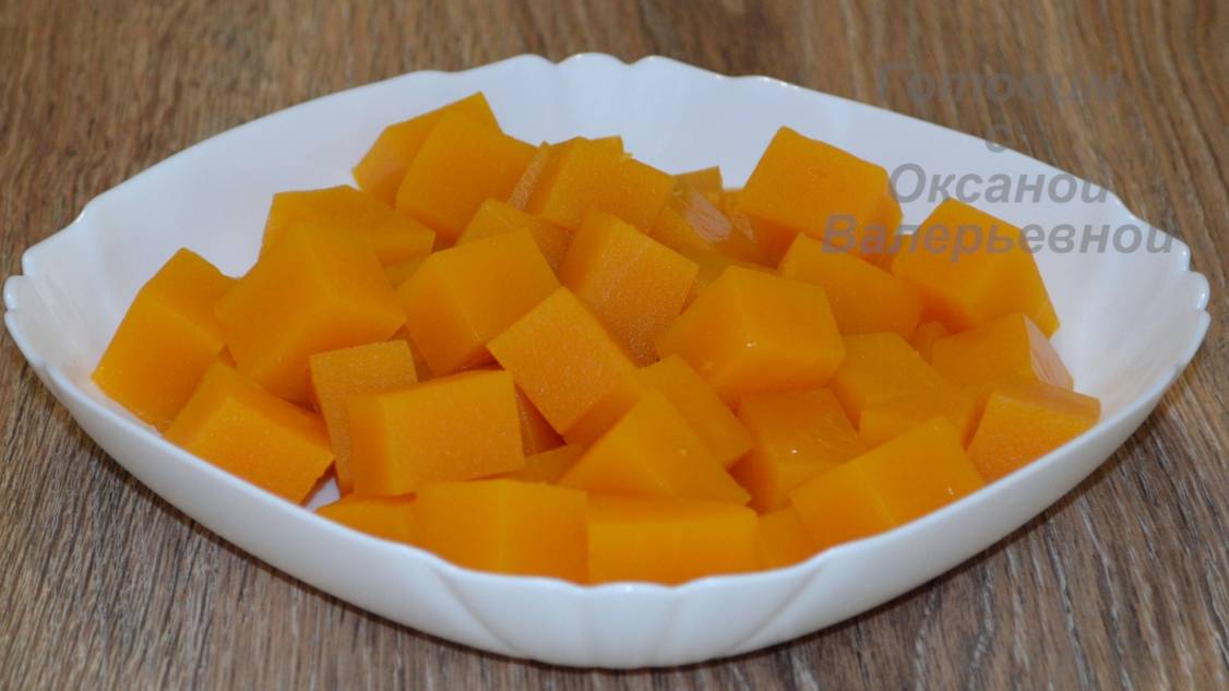 Мармелад из тыквы. Готовим с Оксаной Валерьевной. смотреть онлайн