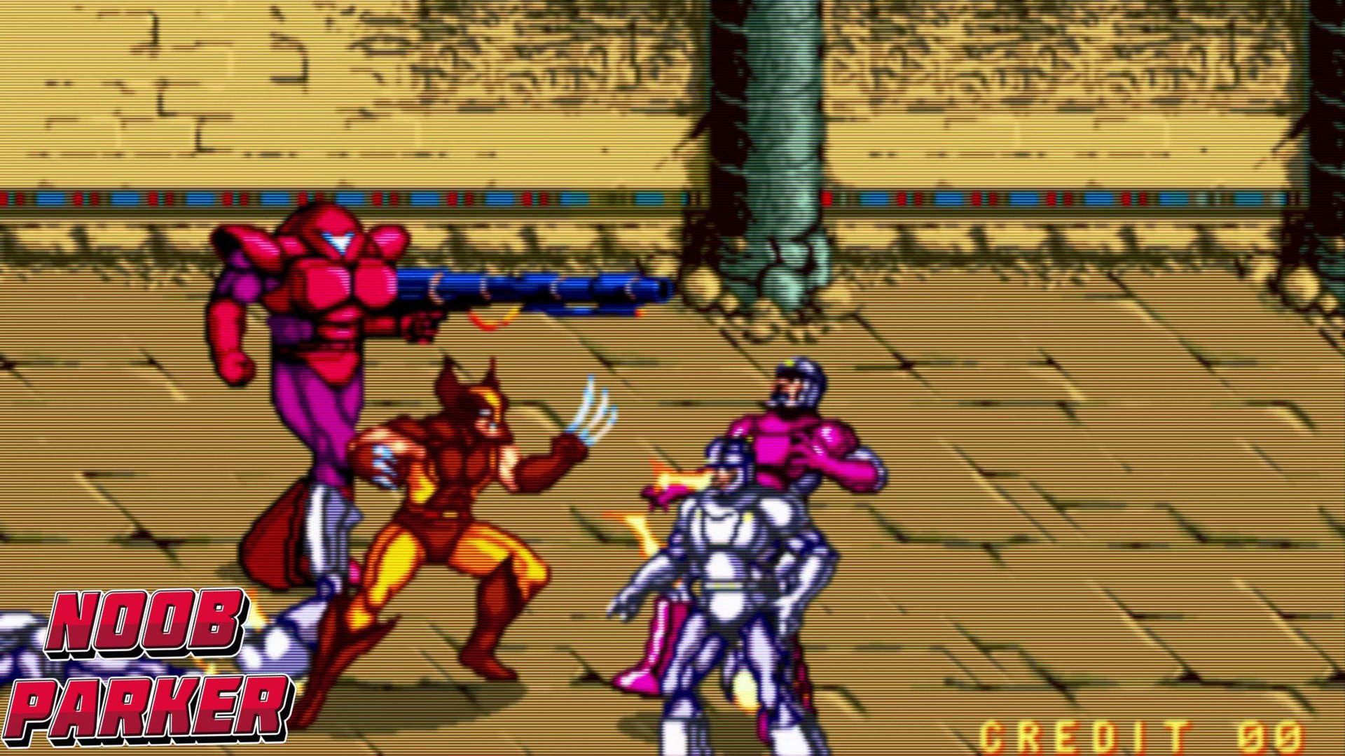 X-Men - Wolverine - 1992 4K ретро аркада смотреть онлайн