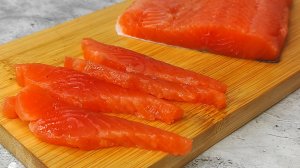 КАК быстро и ПРОСТО засолить красную РЫБУ дома! Малосоленая ФОРЕЛЬ (сёмга). (1)