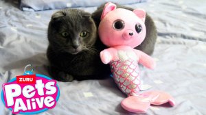 Питомцы Русалочки! Открыл сюрприз Pets Alive Русалочка от Зуру