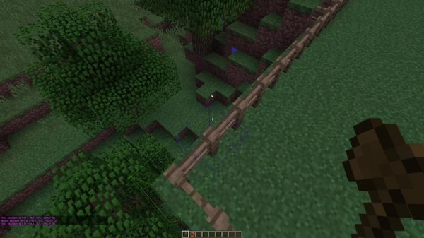 Играем в майнкрафт строим карту