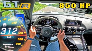 850ЛС Mercedes AMG GTR SIMON Motorsport | 312КМ/Ч POV на АВТОБАНЕ AutoTopNL