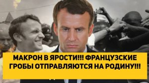 МАКРОН В ЯРОСТИ!!! ФРАНЦУЗСКИЕ ГРОБЫ ОТПРАВЛЯЮТСЯ НА РОДИНУ!!!
