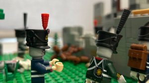 Обзор Лего самоделки на тему Зомби апокалипсис во время наполеоновских войн .