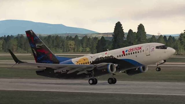 PMDG Boeing 737-700, Takeoff At Vladivostok RW 25L