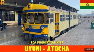 🚄 4К UltraWide ➤ Ферробус Уюни - Аточа, линия Оруро - Вильясон, Ферровиария-Андина, Боливия!