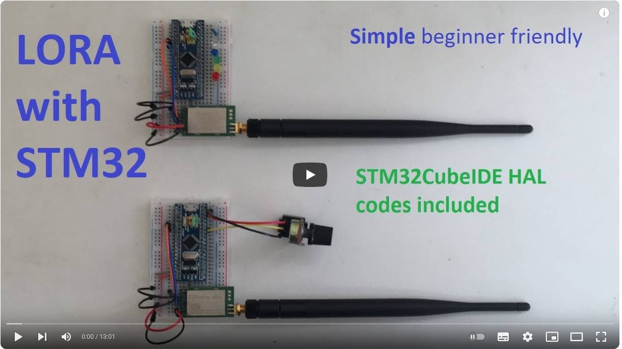 2. Basic Ebyte LORA with STM32 смотреть онлайн