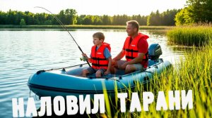 Рыбалка с СЫНОМ! Наловили ТАРАНИ готовим рыбу на БЕРЕГУ!