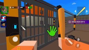 игра Gangs Wars: Pixel Shooter RP Game, работаем в такси, полицейским и в скорой помощи