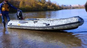 Тест-Драйв надувной моторной лодки SOLAR-420 Jet Tunnel VEGA