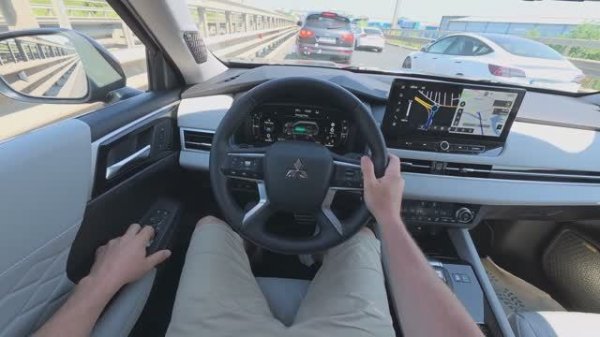 Новый Mitsubishi Outlander 2025 POV Test Drive