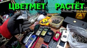 Цветмет растёт! Готовлю к сдачи радиодетали и компьютерные платы!