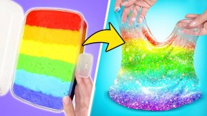 Забавные поделки! 🧪🌈 Конкурс на лучший слайм в мире || ASMR