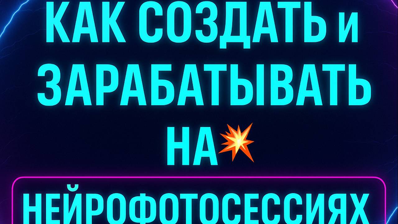 Как создать нейрофотосессию и зарабатывать на ней | Полный гайд за 5 минут смотреть онлайн