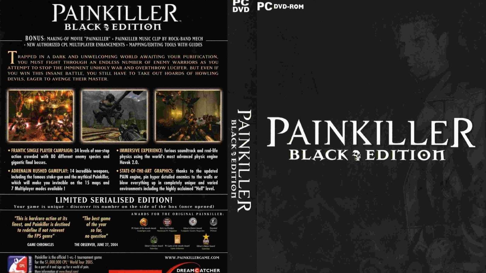 Painkiller [Все кат сцены из версии Painkiller Black Edition в режиме кошмар+ролики рекламы]. смотреть онлайн