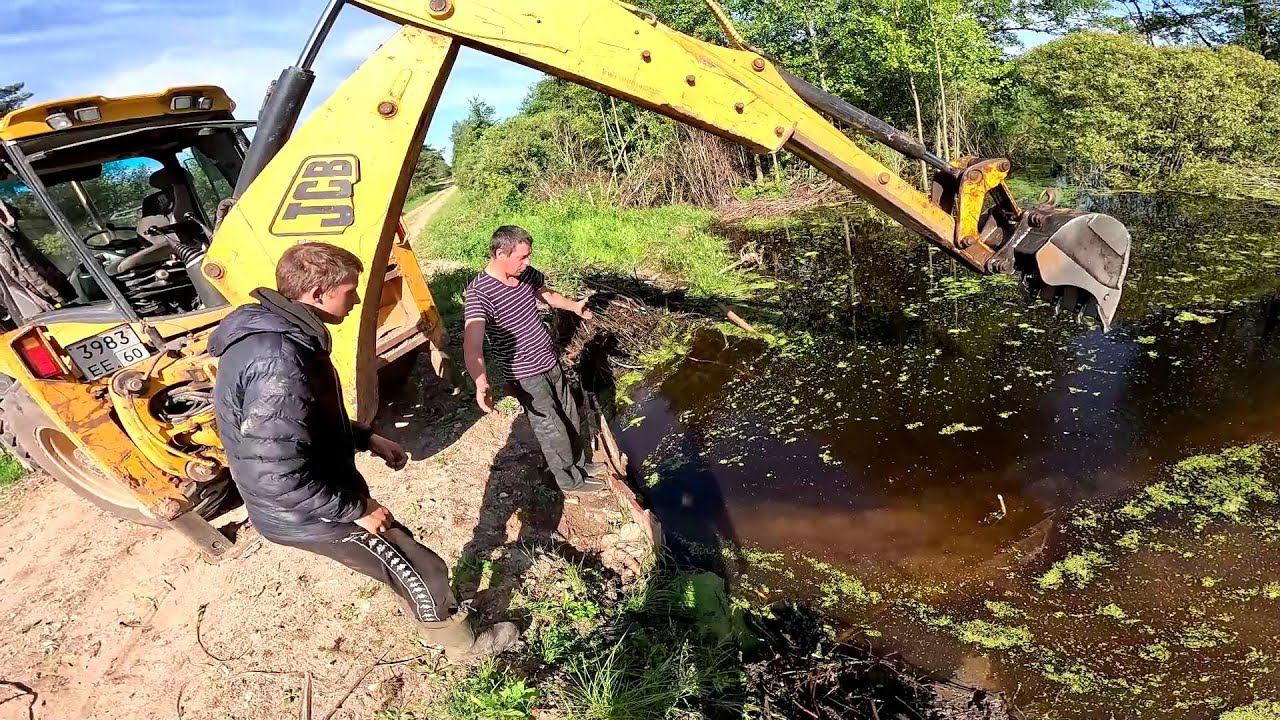 Бобёр вызвал экскаватор ! Стадо растёт ! Буду строить большой навес ! ХУТОР В ЛЕСУ №793 смотреть онлайн