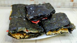Онигири домашние. Страшные но очень вкусные. Рецепт онигири.
