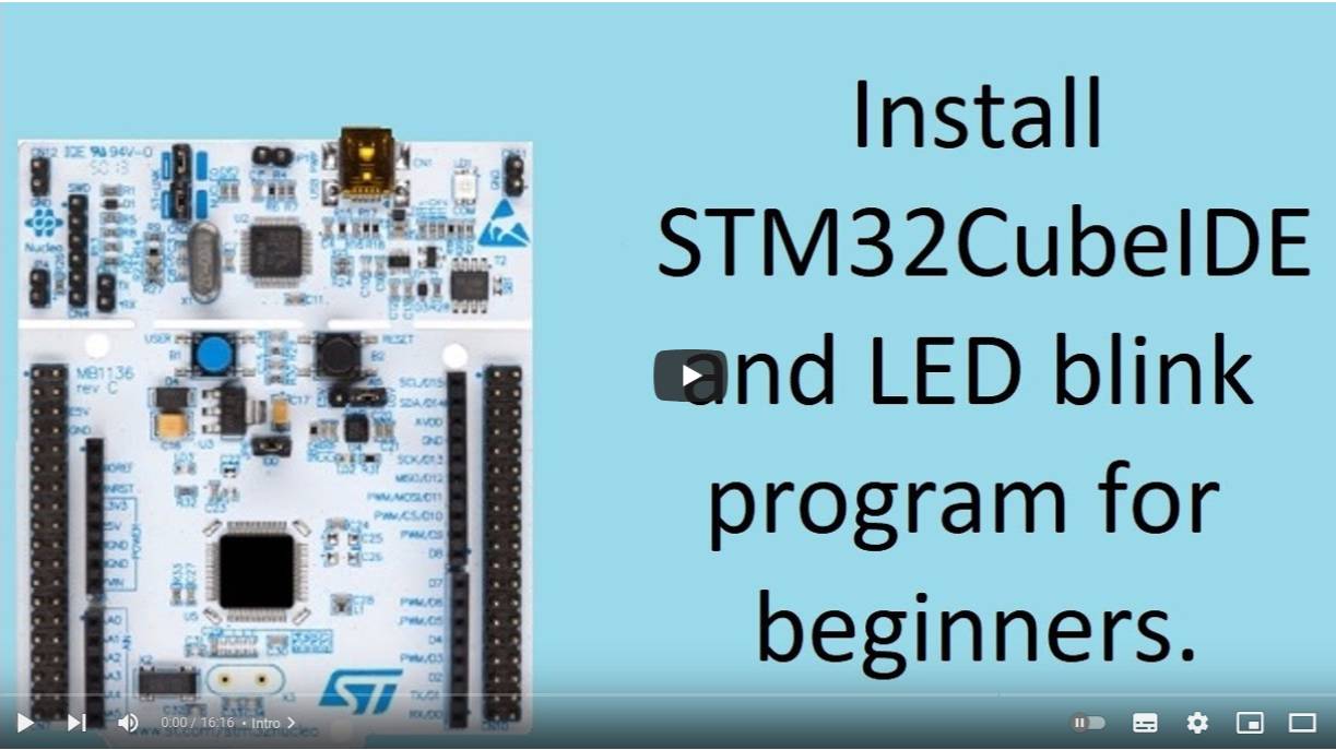 50. Install STM32CubeIDE and LED blink program with Nucleo for Windows смотреть онлайн