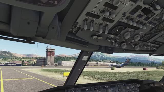 PMDG 737-700, Landing At Magadan UHMM