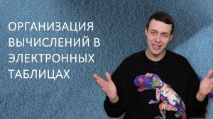 Информатика 9 класс. Организация вычислений в электронных таблицах