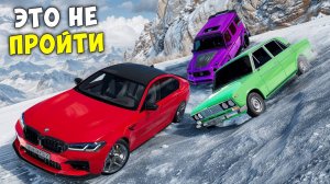 НОВЫЙ СНЕЖНЫЙ СКИЛЛ ТЕСТ В BEAM NG DRIVE! ПОЛОСА ПРЕПЯТСТВИЙ В BEAM NG DRIVE!