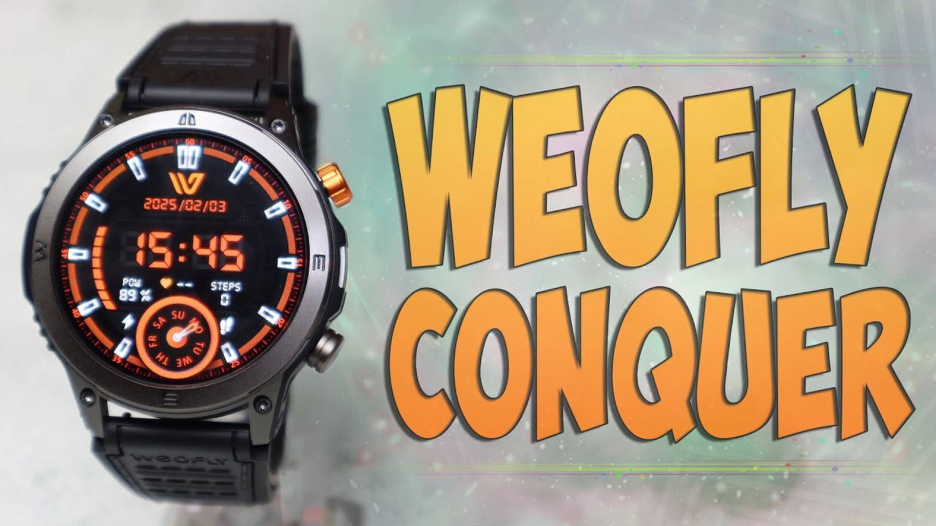 Weofly Conquer Обзор недорогих мужских смарт часов / Стиль за недорого смотреть онлайн