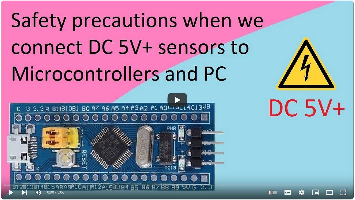 51. Safety precautions when we connect DC 5V sensors to Microcontrollers and PC смотреть онлайн