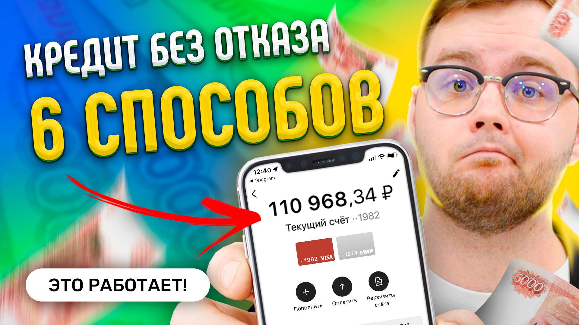 Где взять КРЕДИТ С ПЛОХОЙ КРЕДИТНОЙ ИСТОРИЕЙ и просрочками - 6 способов смотреть онлайн