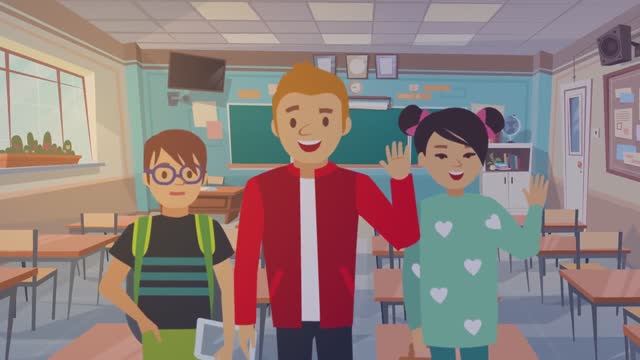 Анимация на тему ШКОЛА смотреть онлайн