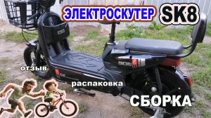 Электроскутер SK8 Конструктор с Озона для суровых папок. Собрал за 5 часов и это еще повезло!