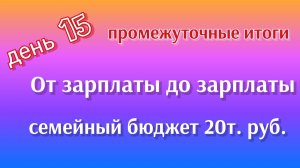 От зарплаты до зарплаты//день15