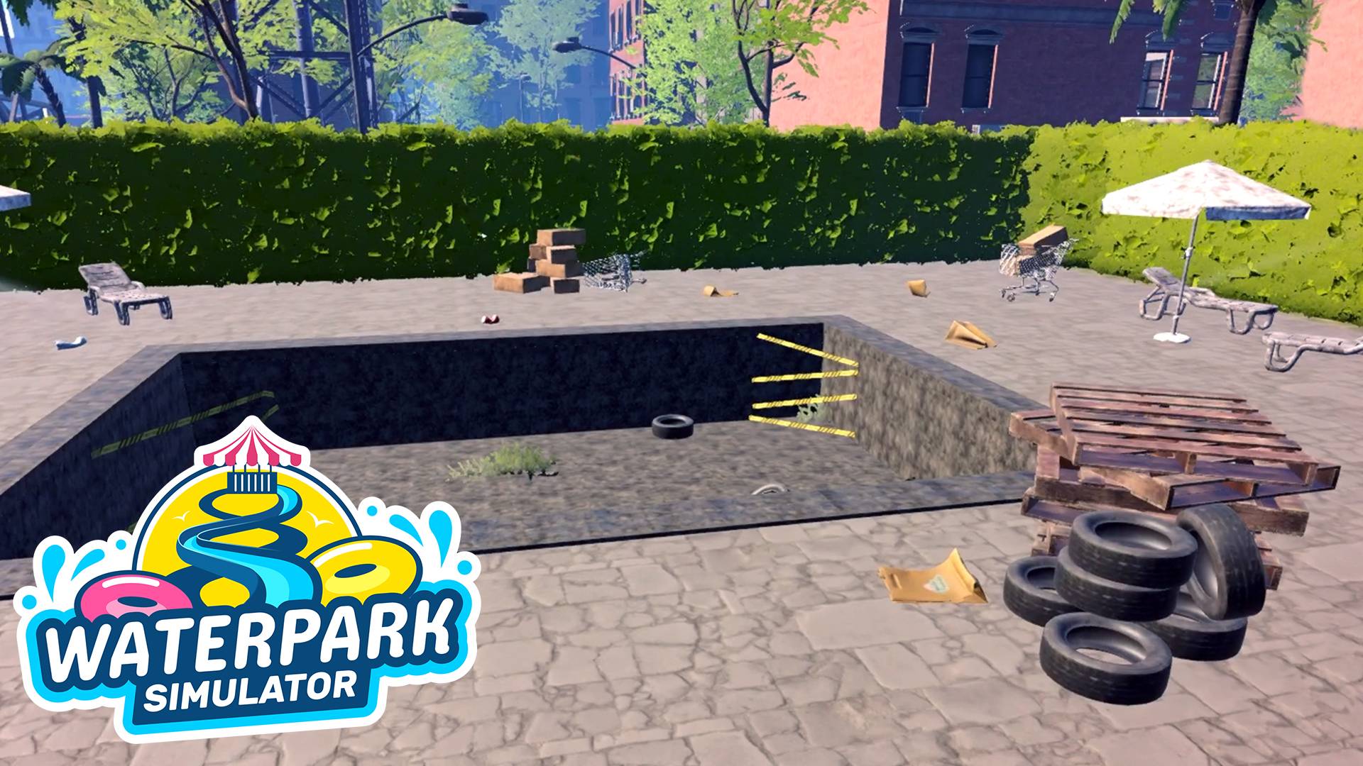 Бросил всё ради аквапарка - Waterpark Simulator | #первыйвзгляд смотреть онлайн